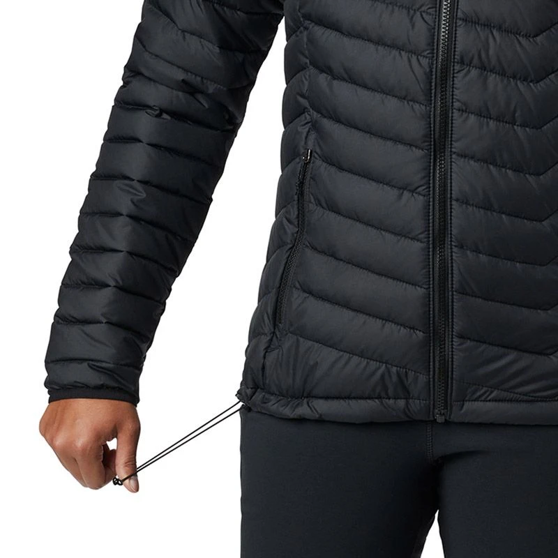 Columbia Women's Powder Lite™ Hooded Jacket Black 5 Columbia Women's Powder Lite™ Hooded Jacket Black - Image 5