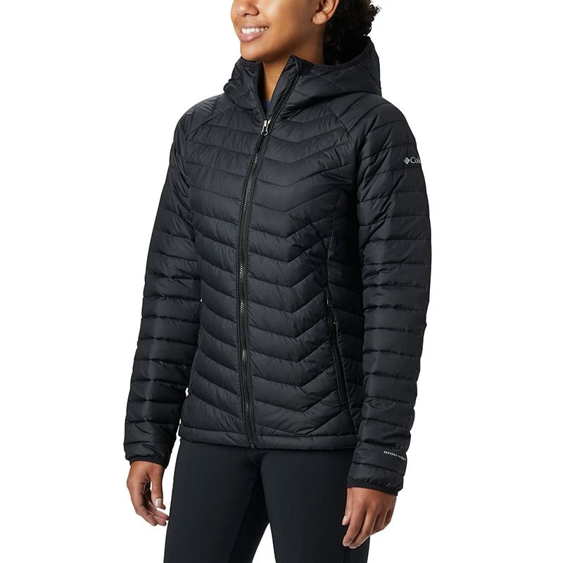 Columbia Women's Powder Lite™ Hooded Jacket Black 1 Columbia Women's Powder Lite™ Hooded Jacket Black