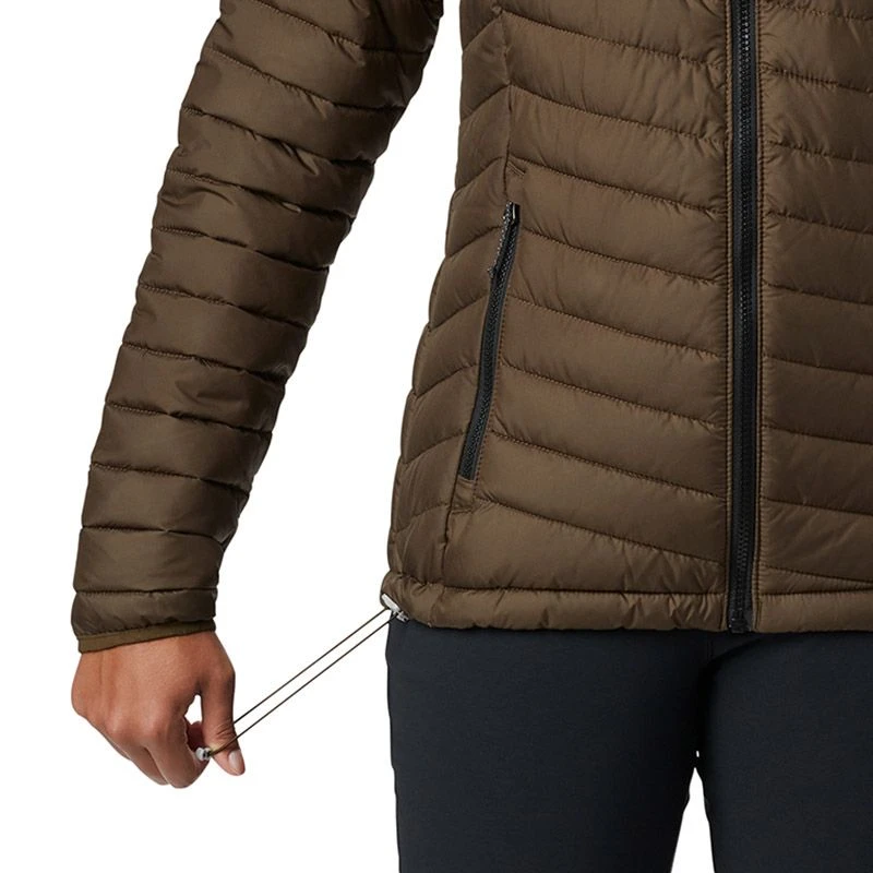 Columbia Women's Powder Lite™ Hooded Jacket Olive Green 5 Columbia Women's Powder Lite™ Hooded Jacket Olive Green - Image 5
