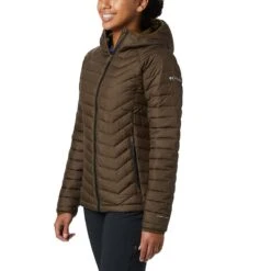 Columbia Women's Powder Lite™ Hooded Jacket Olive Green