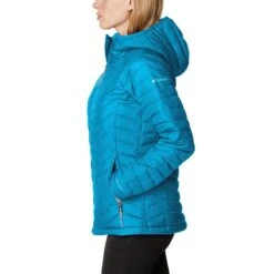 Columbia Women's Powder Lite™ Hooded Jacket Blue Chill -Araeom Shop 1699071 422 a1 presethigh res jpeg 300 dpi