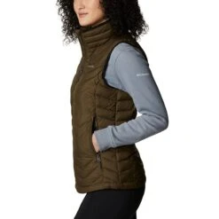 Columbia Women's Powder Lite™ Gilet Olive Green -Araeom Shop 1757411 319 a1 presethigh res jpeg 300 dpi