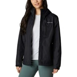 Columbia Women's Pouring Adventure™ II Jacket Black -Araeom Shop 1760071 012 f