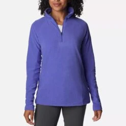 Columbia Women's Glacial™ IV Half Zip Fleece Purple Lotus -Araeom Shop 1802201546 1