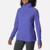 Columbia Women's Glacial™ IV Half Zip Fleece Purple Lotus