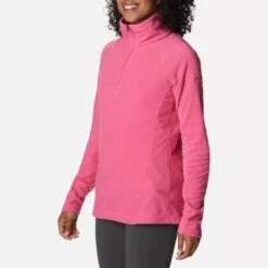 Columbia Women's Glacial™ IV Half Zip Fleece Wild Geranium -Araeom Shop 1802201656 5