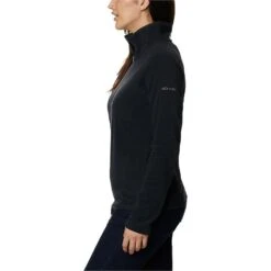 Columbia Women's Glacial™ IV Half Zip Fleece Black -Araeom Shop 1802201 010 a1