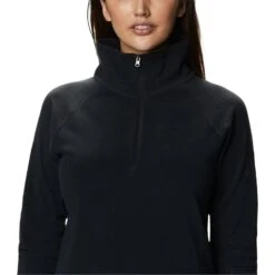 Columbia Women's Glacial™ IV Half Zip Fleece Black -Araeom Shop 1802201 010 a2