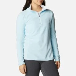 Columbia Women's Glacial™ Half Zip Spring Blue 9 Columbia Women's Glacial™ Half Zip Spring Blue -Araeom Shop 1802201 491 a3