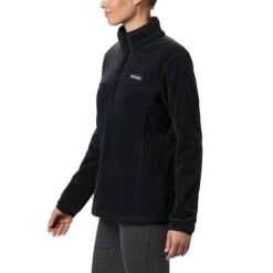 Columbia Women's Benton Springs™ Half Snap Pullover Black -Araeom Shop 1860991 010 a1