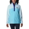 Columbia Women's Benton Springs™ 1/2 Snap Pullover Spring Blue / Dark Sapphire