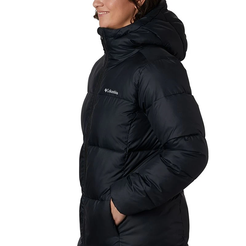Columbia Women's Puffect™ Mid Hooded Jacket Black 2 Columbia Women's Puffect™ Mid Hooded Jacket Black - Image 2
