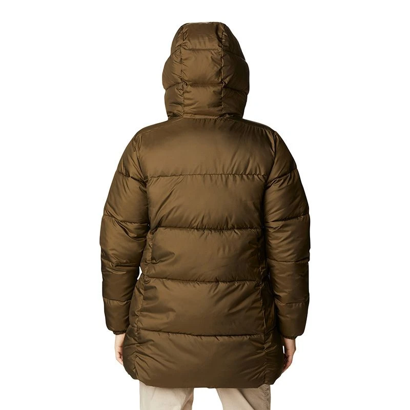 Columbia Women's Puffect™ Mid Hooded Jacket Olive Green 2 Columbia Women's Puffect™ Mid Hooded Jacket Olive Green - Image 2