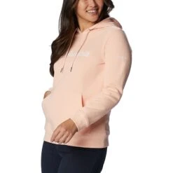 Columbia Women's Logo Hoodie Peach Blossom 7 Columbia Women's Logo Hoodie Peach Blossom -Araeom Shop 1895751 890 a3 presethigh res jpeg 300 dpi