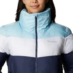 Columbia Women's Puffect™ Colorblock Jacket Nocturnal / White -Araeom Shop 1955101 466 a2