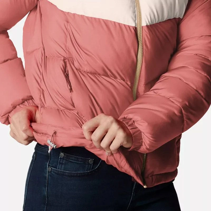 Columbia Women's Puffect™ Colourblock Jacket Dark Coral / Peach 6 Columbia Women's Puffect™ Colourblock Jacket Dark Coral / Peach - Image 6