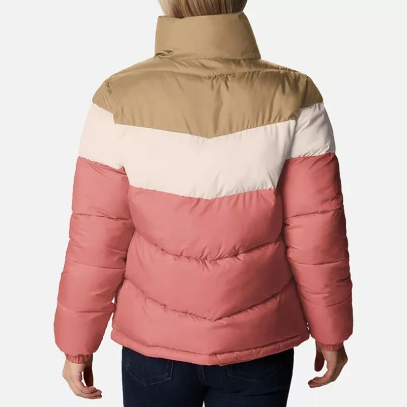 Columbia Women's Puffect™ Colourblock Jacket Dark Coral / Peach 1 Columbia Women's Puffect™ Colourblock Jacket Dark Coral / Peach