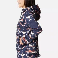 Columbia Women's Sweater Weather™ Hooded Pullover Nocturnal Rocky Mt Print -Araeom Shop 1958923 467 a1