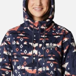 Columbia Women's Sweater Weather™ Hooded Pullover Nocturnal Rocky Mt Print -Araeom Shop 1958923 467 a2