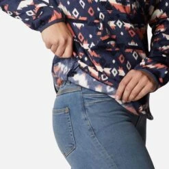 Columbia Women's Sweater Weather™ Hooded Pullover Nocturnal Rocky Mt Print -Araeom Shop 1958923 467 a4