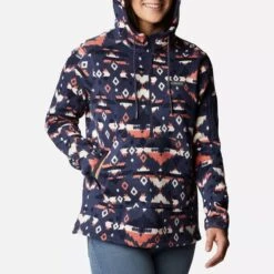 Columbia Women's Sweater Weather™ Hooded Pullover Nocturnal Rocky Mt Print -Araeom Shop 1958923 467 a5