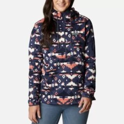 Columbia Women's Sweater Weather™ Hooded Pullover Nocturnal Rocky Mt Print