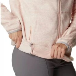 Columbia Women's Sweater Weather™ Fleece Jacket Peach Blossom Heather -Araeom Shop 1958933 890 a4
