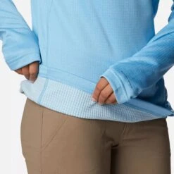 Columbia Women's Park View™ Half Zip Fleece Vista Blue Heater -Araeom Shop 1959703 456 a3 om