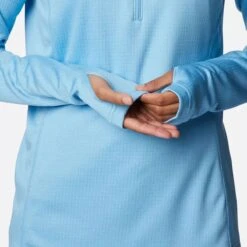 Columbia Women's Park View™ Half Zip Fleece Vista Blue Heater -Araeom Shop 1959703 456 a5 om