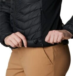 Columbia Women's Powder Pass™ Down Jacket Black -Araeom Shop 1989432 010 a4 1
