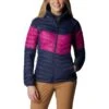 Columbia Women's Powder Pass™ Down Jacket Nocturnal / Wild Fuchsia