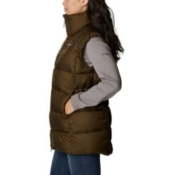Columbia Women's Puffect™ Mid Gilet Olive Green -Araeom Shop 2007711 319 a1 presethigh res jpeg 300 dpi