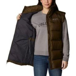 Columbia Women's Puffect™ Mid Gilet Olive Green -Araeom Shop 2007711 319 a3 presethigh res jpeg 300 dpi