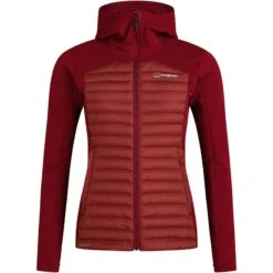 Berghaus Women's Nula Hybrid Insulated Jacket Syrah -Araeom Shop 4 a000778x60 y1