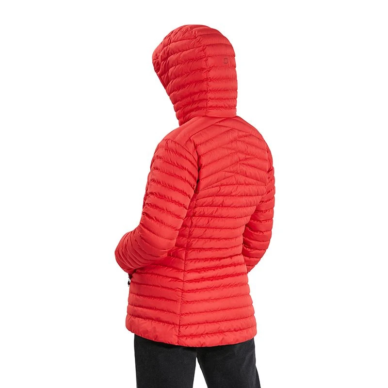 Berghaus Women's Nula Micro Jacket With Hood Goji Berry 2 Berghaus Women's Nula Micro Jacket With Hood Goji Berry - Image 2