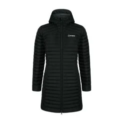 Berghaus Women's Nula Micro Long Jacket With Hood Black