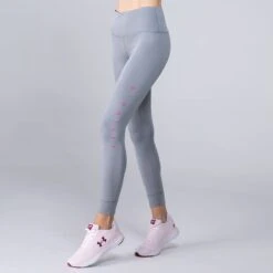 Women's Natalie Full Length Leggings Grey / Pink