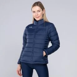 Women's Bernie Padded Jacket Marine -Araeom Shop 4t5a1274