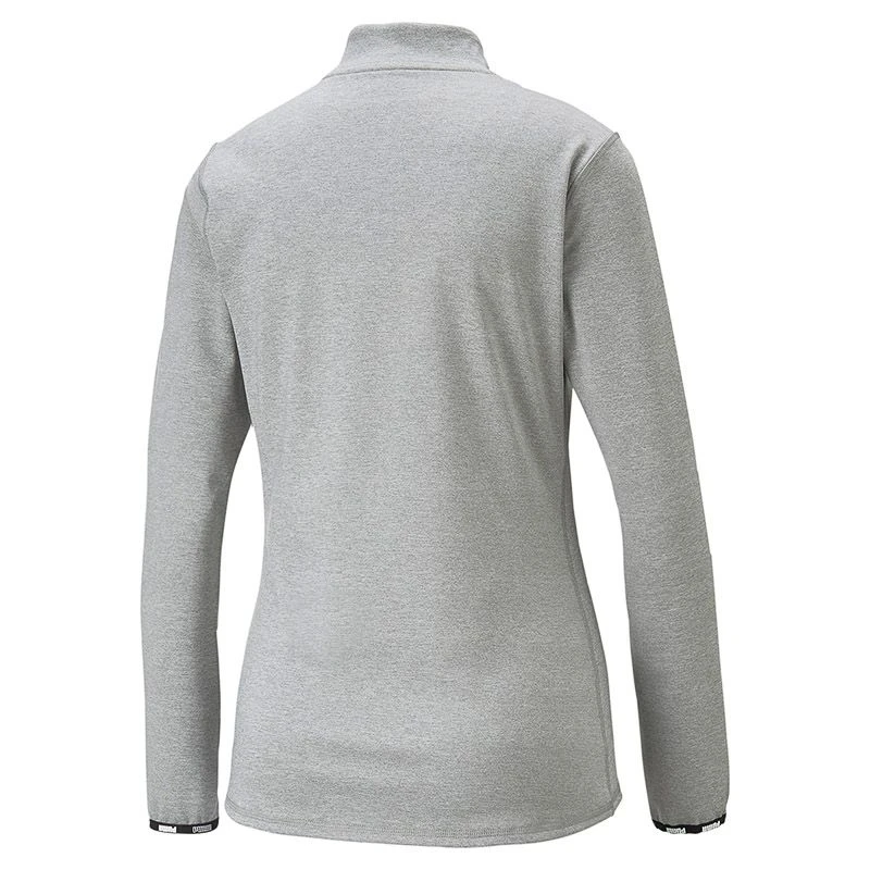 Puma Women's Strong Quarter Zip Top Griffin Heather 2 Puma Women's Strong Quarter Zip Top Griffin Heather - Image 2