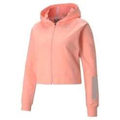 Puma Women's RTG Full Zip Hoodie Apricot Blush