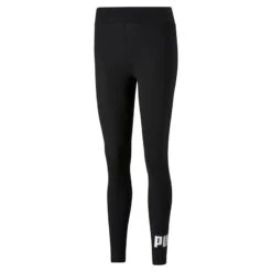 Puma Women's Essentials Logo Leggings Black -Araeom Shop 586832 01 1