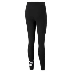 Puma Women's Essentials Logo Leggings Black -Araeom Shop 586832 01 bv 1