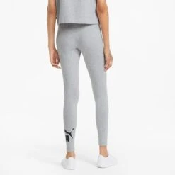 Puma Women's Essentials Logo Leggings Light Grey Heather 8 Puma Women's Essentials Logo Leggings Light Grey Heather -Araeom Shop 586832 04 mod02
