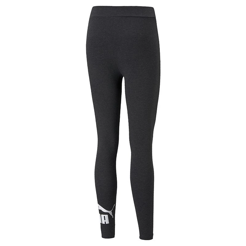 Puma Women's Essentials Logo Leggings Dark Grey Heather 2 Puma Women's Essentials Logo Leggings Dark Grey Heather - Image 2