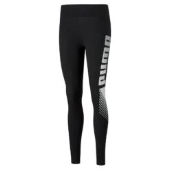 Puma Women's Essentials Graphic Leggings Puma Black 8 Puma Women's Essentials Graphic Leggings Puma Black -Araeom Shop 586875 01