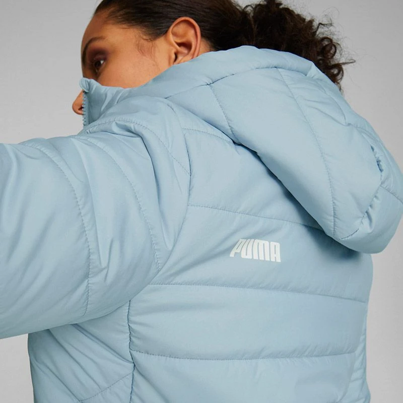 Puma Women's Essentials Padded Jacket Blue Wash 6 Puma Women's Essentials Padded Jacket Blue Wash - Image 6