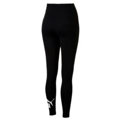 Puma Women's Essentials Logo Leggings Black / White