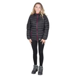 Trespass Women's Abigail Jacket Black / Cassis