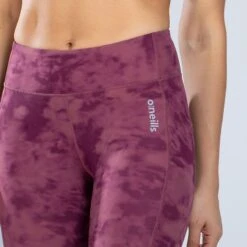 Women's Kora 7/8 Leggings Purple / Silver 16 Women's Kora 7/8 Leggings Purple / Silver -Araeom Shop am3a0139