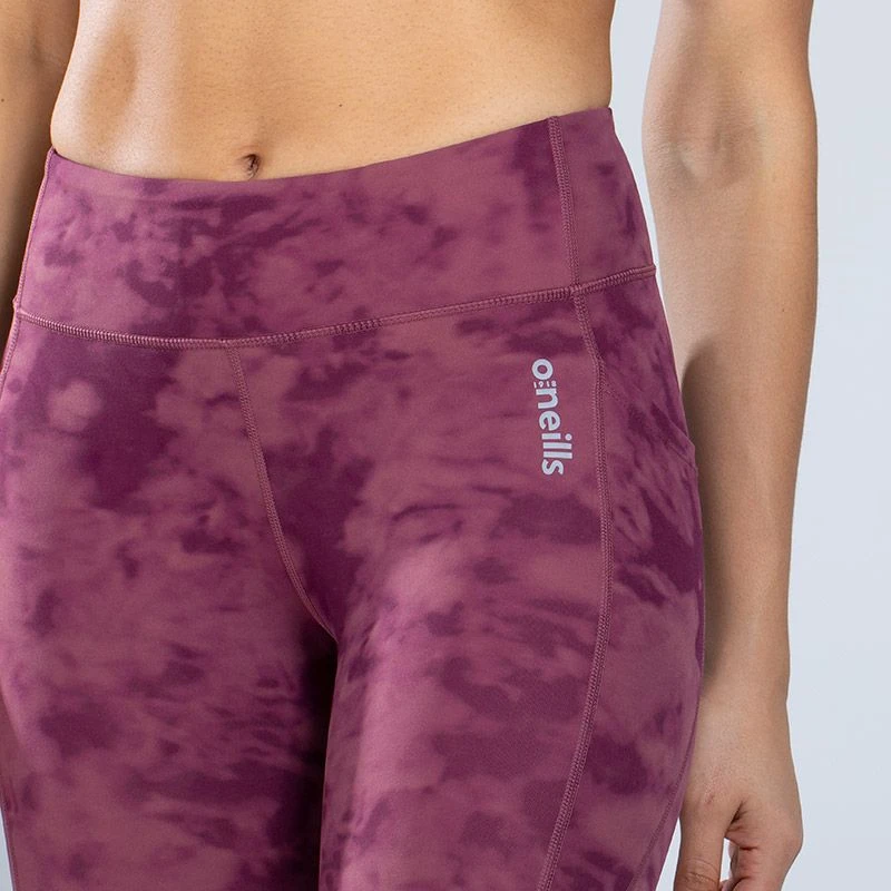 Women's Kora 7/8 Leggings Purple / Silver 7 Women's Kora 7/8 Leggings Purple / Silver - Image 7